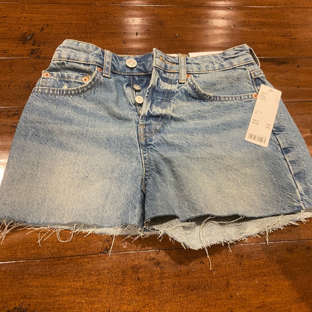 Urban outfitters “summer cutoff” blue denim shorts